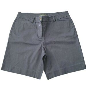 Talbots The Perfect Short 9" Twill Blue Shorts Women's Size 2